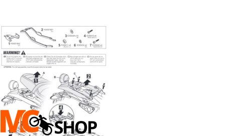 SHAD STELAŻ KUFRA TYŁ DO YAMAHA XSR 125