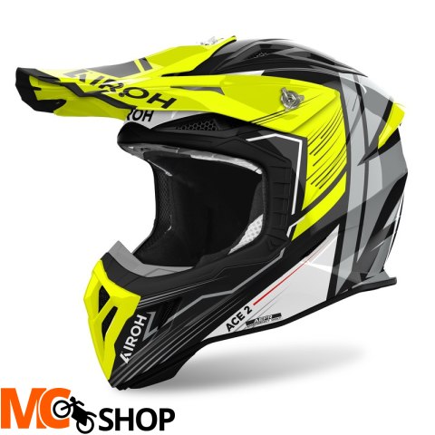 AIROH KASK OFF-ROAD AVIATOR ACE 2 COLOR BLACK MATT AIROH KASK OFF-ROAD AVIATOR ACE 2 COLOR BLACK MATT