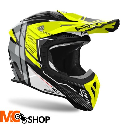 AIROH KASK OFF-ROAD AVIATOR ACE 2 ENGINE YELL GLOS AIROH KASK OFF-ROAD AVIATOR ACE 2 ENGINE YELL GLOS