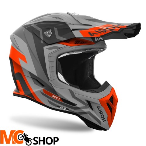 AIROH KASK OFF-ROAD AVIATOR ACE 2 GROUND ORANGE MA AIROH KASK OFF-ROAD AVIATOR ACE 2 GROUND ORANGE MA