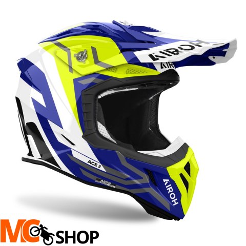 AIROH KASK OFF-ROAD AVIATOR ACE 2 GROUND YELL GLOS AIROH KASK OFF-ROAD AVIATOR ACE 2 GROUND YELL GLOS