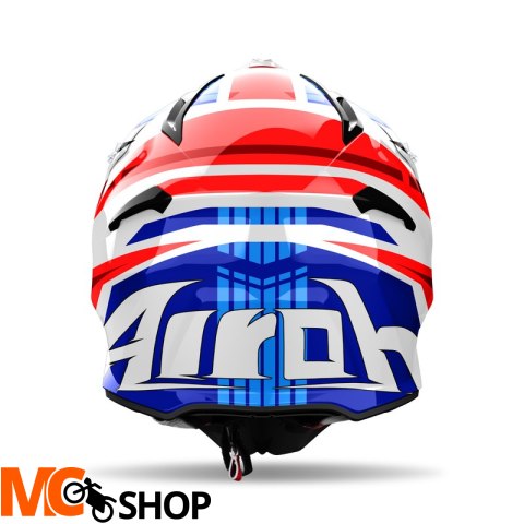 AIROH KASK OFF-ROAD AVIATOR ACE 2 PROUD BLUE/RED G AIROH KASK OFF-ROAD AVIATOR ACE 2 PROUD BLUE/RED G