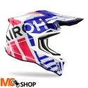 AIROH KASK OFF-ROAD STRYCKER BRAVE BLUE/RED GLOSS