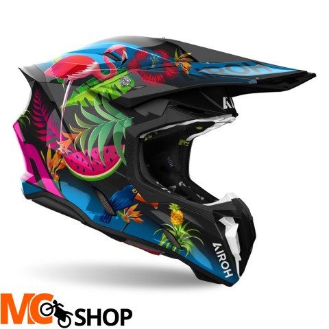 AIROH KASK OFF-ROAD TWIST 3 AMAZONIA GLOSS AIROH KASK OFF-ROAD TWIST 3 AMAZONIA GLOSS