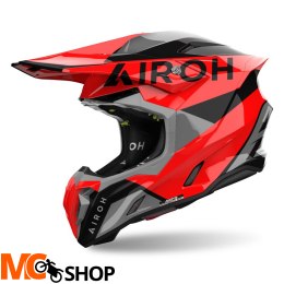 AIROH KASK OFF-ROAD TWIST 3 KING RED GLOSS