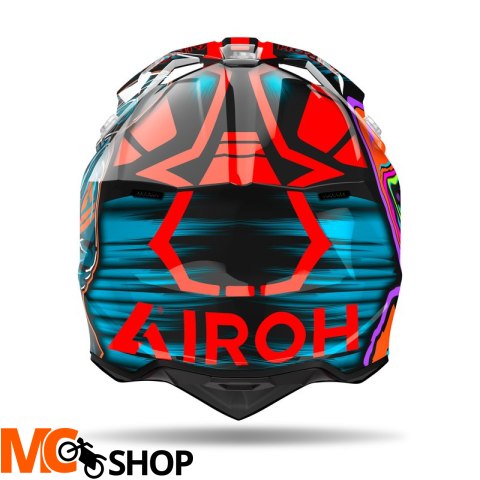 AIROH KASK OFF-ROAD WRAAAP CYBER ORANGE GLOSS AIROH KASK OFF-ROAD WRAAAP CYBER ORANGE GLOSS