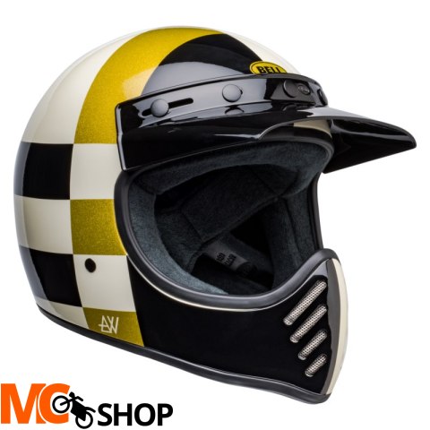 BELL KASK OFF-ROAD MOTO-3 ATWLYD ORBIT WHITE/BLACK BELL KASK OFF-ROAD MOTO-3 ATWLYD ORBIT WHITE/BLACK
