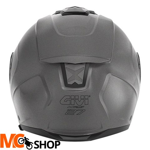 GIVI KASK SZCZĘKOWY X.27 SOLID BLENDA TYTAN MAT GIVI KASK SZCZĘKOWY X.27 SOLID BLENDA TYTAN MAT