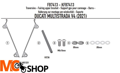 KAPPA POPRZECZKA MONTAŻ TOREB I MOCOWAŃ GPS/SMARTP