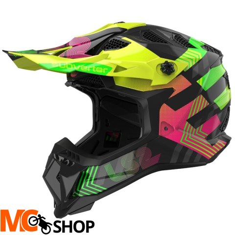 LS2 KASK OFF-ROAD MX700 SUBVERTER CHROMATIC BLACK