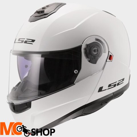 LS2 KASK SYSTEMOWY FF908 STROBE II SOLID WHITE-06