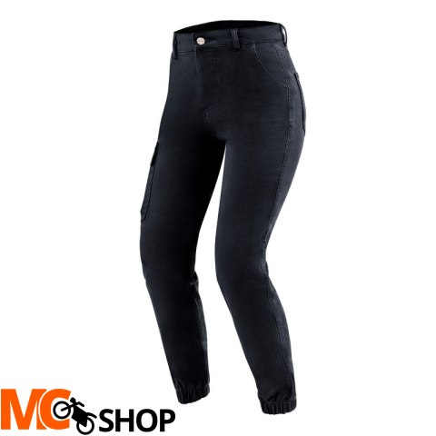 OZONE SPODNIE JEANS JANE LADY JOGGER FIT BLACK OZONE SPODNIE JEANS JANE LADY JOGGER FIT BLACK