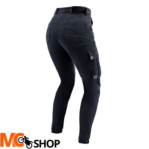 OZONE SPODNIE JEANS JANE LADY JOGGER FIT BLACK OZONE SPODNIE JEANS JANE LADY JOGGER FIT BLACK