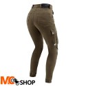 OZONE SPODNIE JEANS JANE LADY JOGGER FIT OLIVE