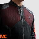 REBELHORN KURTKA MOTOCYKLO TEKSTYLNA JAX BLACK/RED