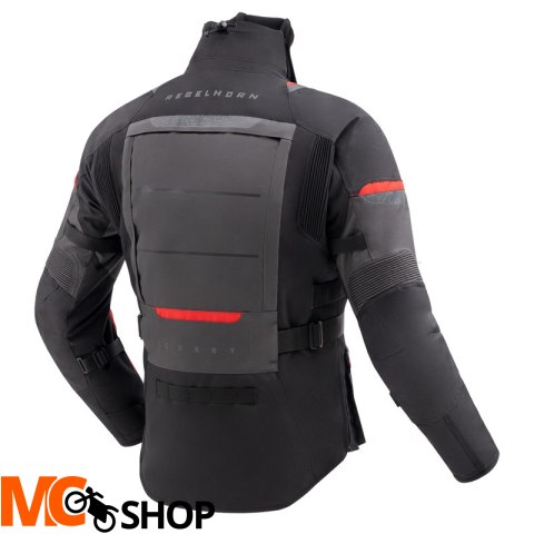 REBELHORN KURTKA TEKSTYLNA CUBBY V BLACK/ANTHR/RED
