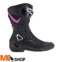 ALPINESTARS BUTY LADY STELLA SMX-6 V2 BLACK/FUC WH