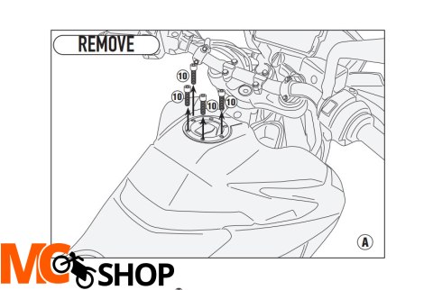 GIVI MOCOWANIE TANKLOCK KTM 890 SMT (23) GIVI MOCOWANIE TANKLOCK KTM 890 SMT (23)