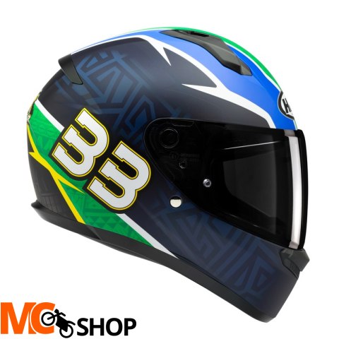 HJC KASK INTEGRALNY C10 BB33 BLACK/ BLUE HJC KASK INTEGRALNY C10 BB33 BLACK/ BLUE