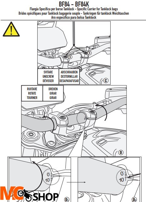 KAPPA MOCOWANIE TANKLOCK BMW R 1300GS 2024 KAPPA MOCOWANIE TANKLOCK BMW R 1300GS 2024