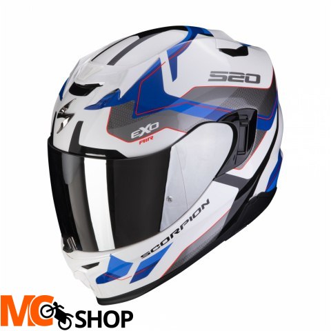 SCORPION KASK INTEGRALNY EXO-520 AIR ELAN WHITE-BL