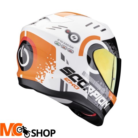 SCORPION KASK INTEGRALNY EXO-520 EVO TITAN WH/ORAN SCORPION KASK INTEGRALNY EXO-520 EVO TITAN WH/ORAN