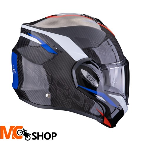 SCORPION KASK SZCZĘKOWY EXO-TECH EVO ROVER BK-R-B SCORPION KASK SZCZĘKOWY EXO-TECH EVO ROVER BK-R-B