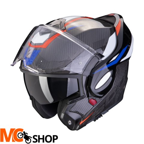 SCORPION KASK SZCZĘKOWY EXO-TECH EVO ROVER BK-R-B SCORPION KASK SZCZĘKOWY EXO-TECH EVO ROVER BK-R-B