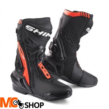 SHIMA BUTY MOTOCYKLOWE VRX-3 MEN RED FLUO