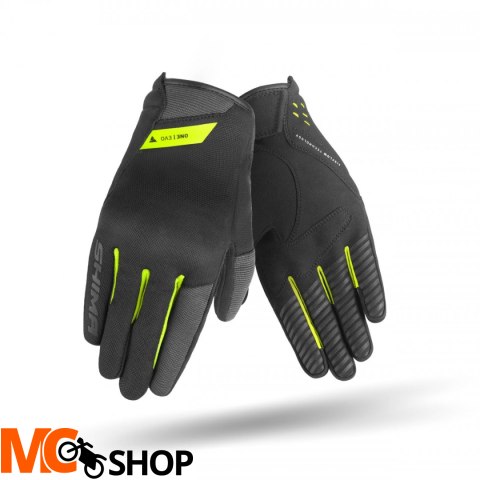 SHIMA RĘKAWICE MOTOCYKLOWE ONE EVO MEN BLACK FLUO SHIMA RĘKAWICE MOTOCYKLOWE ONE EVO MEN BLACK FLUO