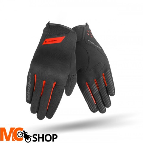 SHIMA RĘKAWICE MOTOCYKLOWE ONE EVO MEN BLACK RED SHIMA RĘKAWICE MOTOCYKLOWE ONE EVO MEN BLACK RED