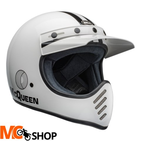 BELL KASK INTEGRALNY MOTO-3 ECE6 SMQ AGS WHITE/BLA BELL KASK INTEGRALNY MOTO-3 ECE6 SMQ AGS WHITE/BLA