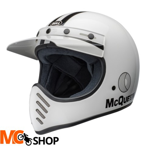 BELL KASK INTEGRALNY MOTO-3 ECE6 SMQ AGS WHITE/BLA BELL KASK INTEGRALNY MOTO-3 ECE6 SMQ AGS WHITE/BLA