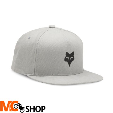 FOX CZAPKA Z DASZKIEM HEAD SNAPBACK STEEL GREY