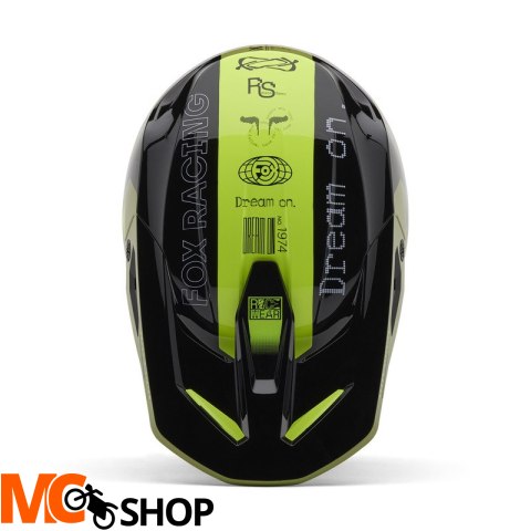 FOX KASK OFF-ROAD V1 RACE SPEC PALE GREEN FOX KASK OFF-ROAD V1 RACE SPEC PALE GREEN