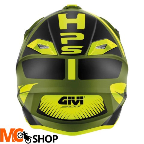 GIVI KASK CROSS 60.1 FRESH CZARNY/ZIELONY/ŻÓŁTY