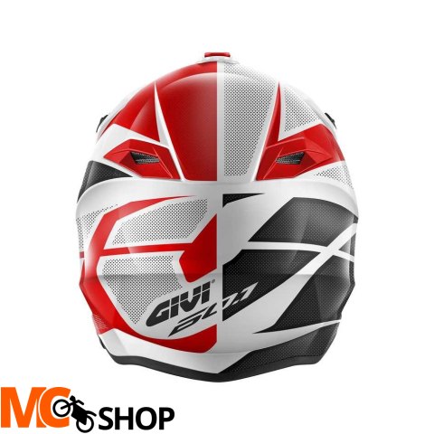 GIVI KASK CROSS 60.1 INVERT BIAŁY/CZERWONY/CZARNY GIVI KASK CROSS 60.1 INVERT BIAŁY/CZERWONY/CZARNY