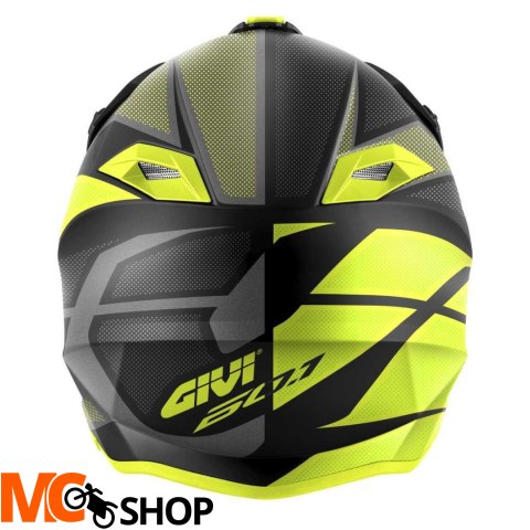 GIVI KASK CROSS 60.1 INVERT CZARNY/TYTAN/ ŻÓŁT MAT GIVI KASK CROSS 60.1 INVERT CZARNY/TYTAN/ ŻÓŁT MAT