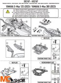 KAPPA STELAŻ KUFRA CENTRALNEGO YAMAHA X MAX 125 KAPPA STELAŻ KUFRA CENTRALNEGO YAMAHA X MAX 125