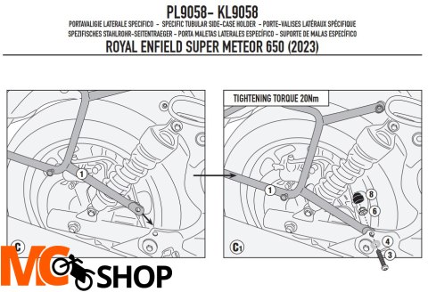 KAPPA STELAŻ KUFRÓW BOCZNYCH MONOKEY ROYAL ENFIELD KAPPA STELAŻ KUFRÓW BOCZNYCH MONOKEY ROYAL ENFIELD