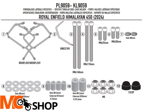 KAPPA STELAŻ KUFRÓW BOCZNYCH MONOKEY ROYAL ENFIELD KAPPA STELAŻ KUFRÓW BOCZNYCH MONOKEY ROYAL ENFIELD