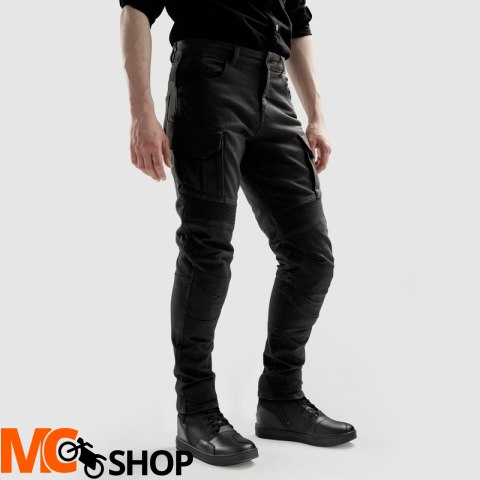 OZONE SPODNIE JEANS FASTER TAPERED FIT BLACK OZONE SPODNIE JEANS FASTER TAPERED FIT BLACK