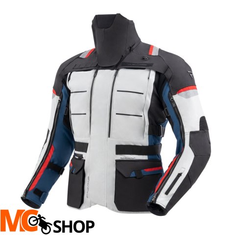 REBELHORN KURTKA TEKSTYLNA CUBBY V BLUE/GREY/RED REBELHORN KURTKA TEKSTYLNA CUBBY V BLUE/GREY/RED