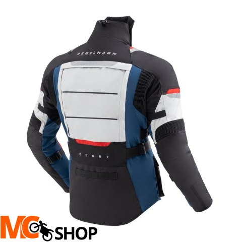 REBELHORN KURTKA TEKSTYLNA CUBBY V BLUE/GREY/RED REBELHORN KURTKA TEKSTYLNA CUBBY V BLUE/GREY/RED