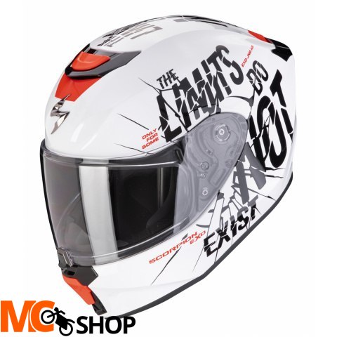 SCORPION KASK INTEGRALNY EXO-JUNIOR AIR BOUM WH-BK