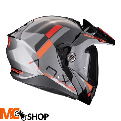 SCORPION KASK SZCZĘKOWY ADX-2 GALANE SILVER-BL-RED SCORPION KASK SZCZĘKOWY ADX-2 GALANE SILVER-BL-RED