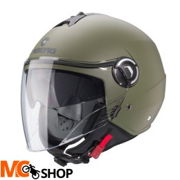 CABERG KASK JET Z BLENDĄ RIVIERA V4X ZIELONY MAT