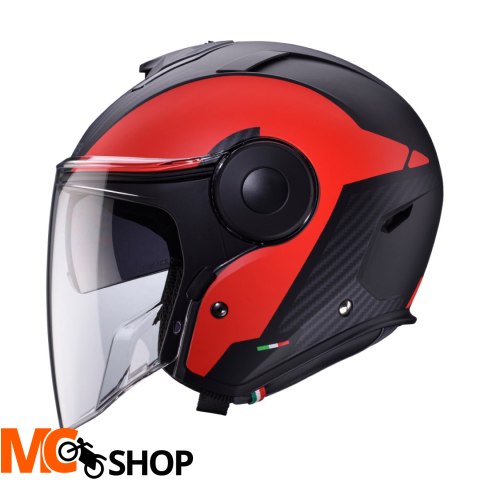 CABERG KASK JET Z BLENDĄ SOHO MILANO CZ/CZARNY MAT CABERG KASK JET Z BLENDĄ SOHO MILANO CZ/CZARNY MAT