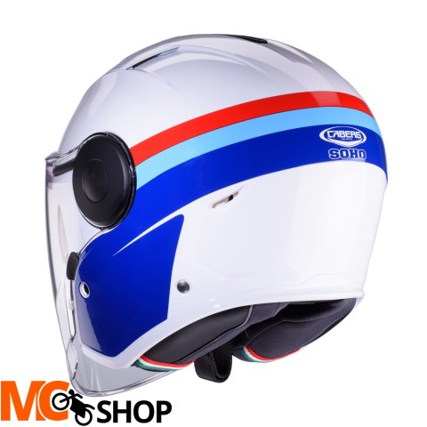CABERG KASK JET Z BLENDĄ SOHO ZEPHYR BIAŁY/NIE/CZE CABERG KASK JET Z BLENDĄ SOHO ZEPHYR BIAŁY/NIE/CZE