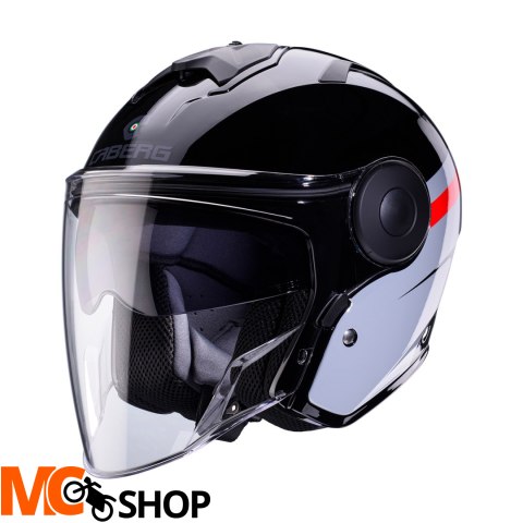 CABERG KASK JET Z BLENDĄ SOHO ZEPHYR CZARNY/SZ/CZE CABERG KASK JET Z BLENDĄ SOHO ZEPHYR CZARNY/SZ/CZE